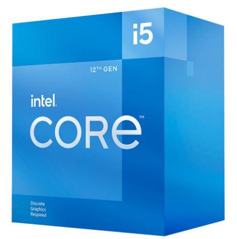 Processador Intel Core i5-12400F 6-CORES, 12-THREADS, 2.5GHZ(4.4GHZ Turbo) 18MB LGA 1700 - Sem Vídeo