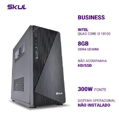 Desktop B300 i3-10105 8GB DDR4 sem HD/SSD sem Sistema - SKUL