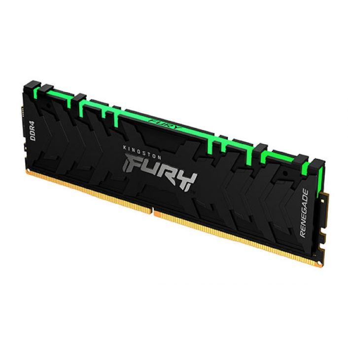 Memória 8GB DDR4 3600MHz CL16 Kingston Fury Renegade RGB para Desktop