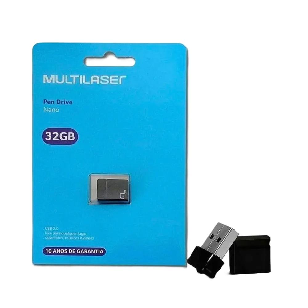 Pen Drive 32GB Nano Preto - Multilaser