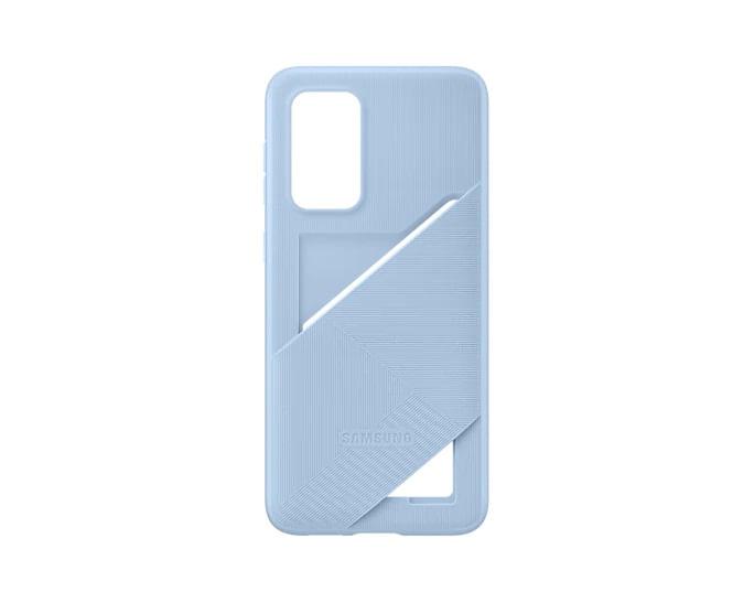 Capa Protetora Galaxy A33 5G Silicone Porta Cartão - Azul