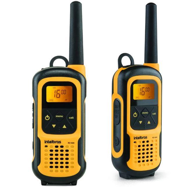 Radio Comunicador a Prova D' Água Bateria Recarregável Rc 4102 até 20KM - Intelbras