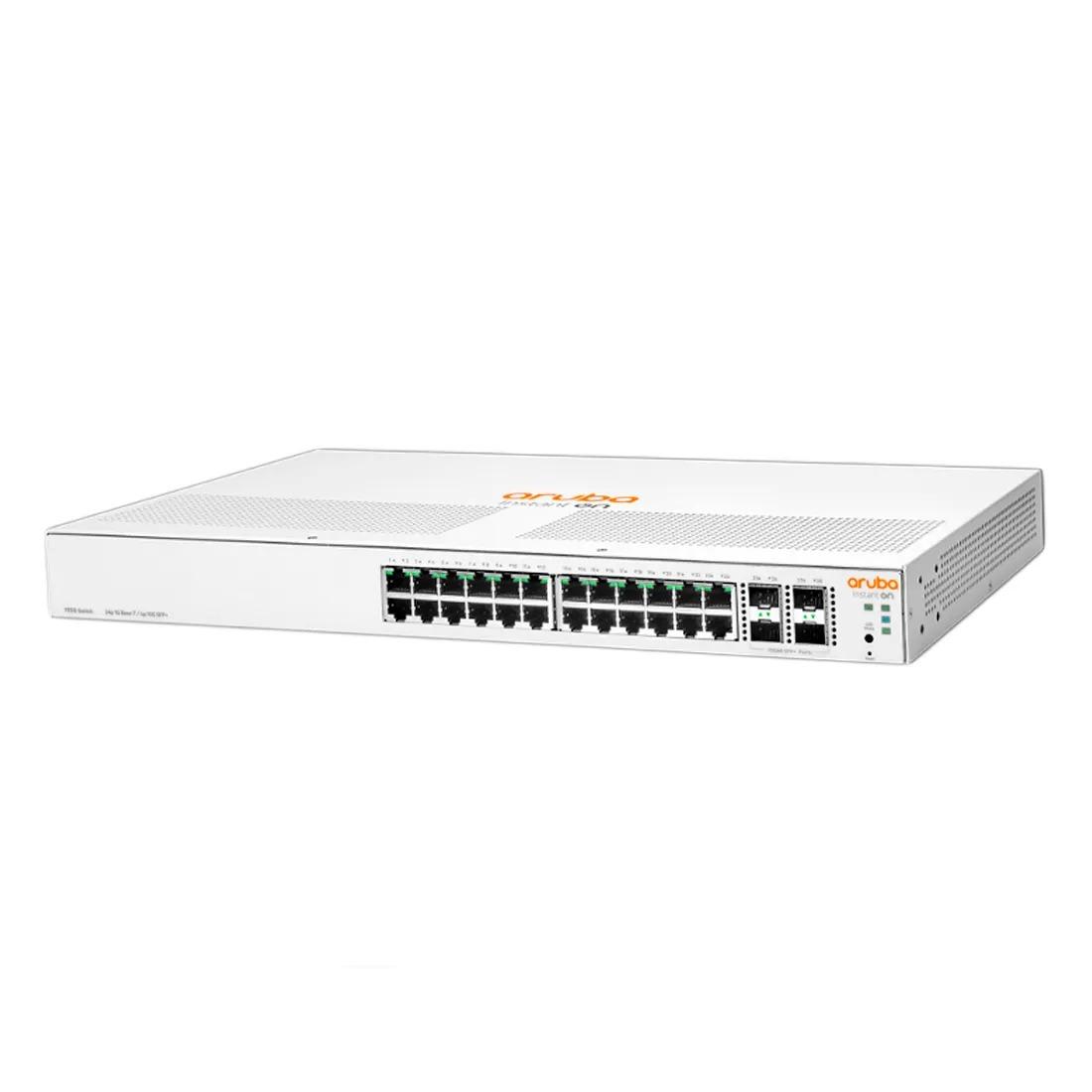 Switch HPE Aruba L2 1830 48P 10/100/1000 24P POE + 4SFP CLASS4 - 370W - Gernciavel