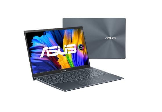 Notebook Ultrafino ASUS Zenbook 13,3" OLED i5-1035G1 8GB 256GB SSD Windows 11 Home - Cinza