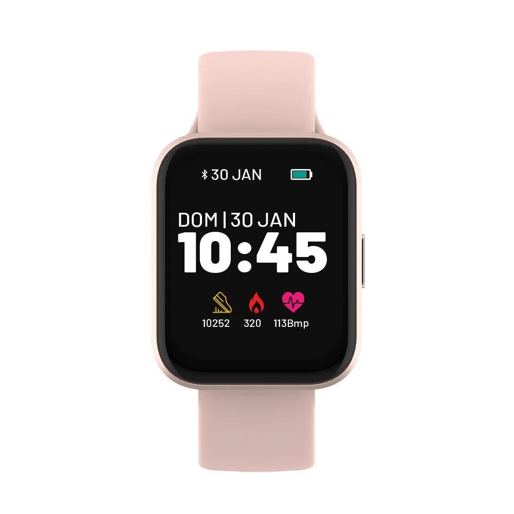 Relógio Smartwatch Multilaser M1 Rose Ble 5.0 Hr Leitura de Msg - ES435 - Atrio
