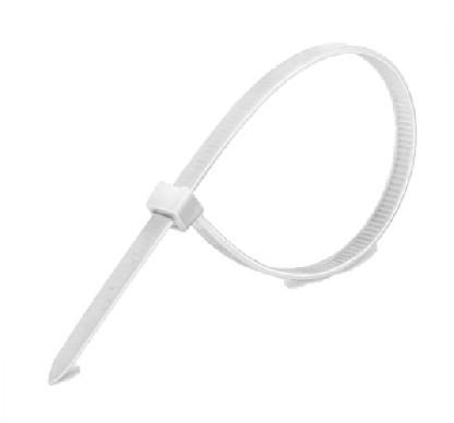 Abraçadeira Nylon PA66 2.5 x 100mm Pct 20 Unidades Branca - Elgin