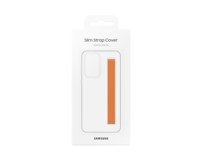Capa Protetora Galaxy A33 5G Slim Strap com Alça Fina - Transparente