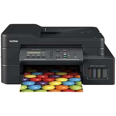 Impressora Multifuncional Tanque de Tinta Color Duplex DCPT720DW Brother 110V