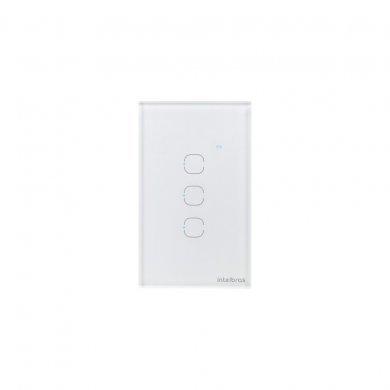 Interruptor Smart Wi-Fi 3 Teclas Ews 1003 Touch com Alexa Bivolt Branco - Intelbras