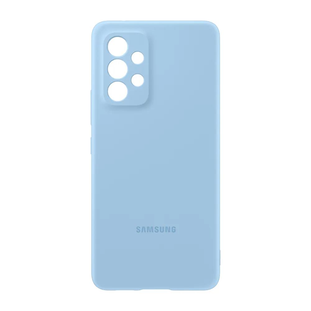 Capa Protetora Galaxy A53 5G Silicone - Azul