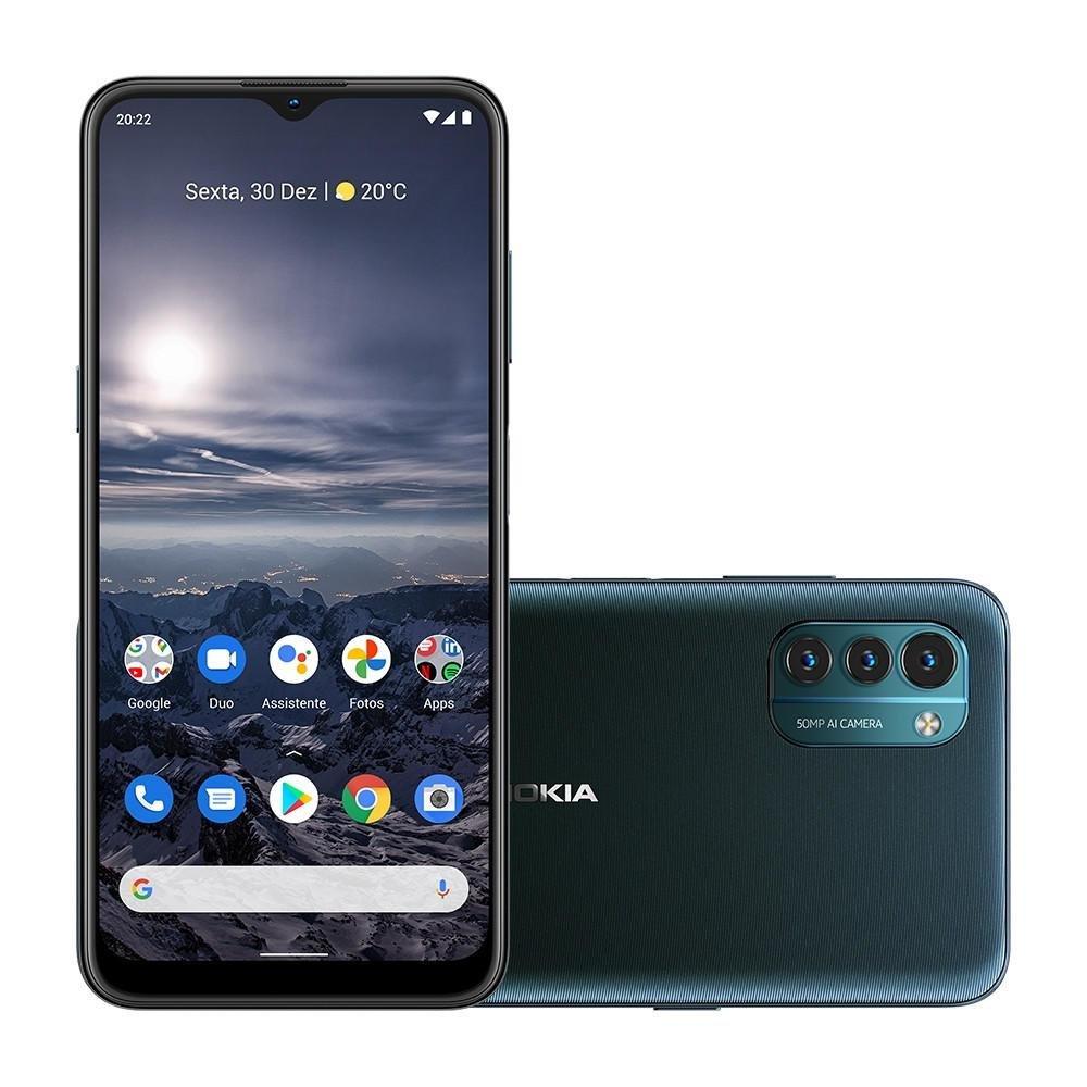 Smartphone Nokia G21 128GB NK083 4GB RAM Tela de 6,5'' - Azul