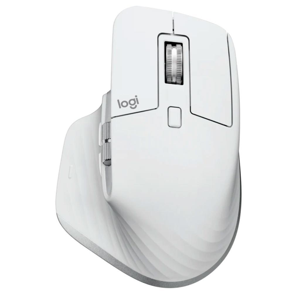Mouse sem Fio Logitech Mx Master 3S, Silencioso, Bluetooth, USB, Branco 910-006562