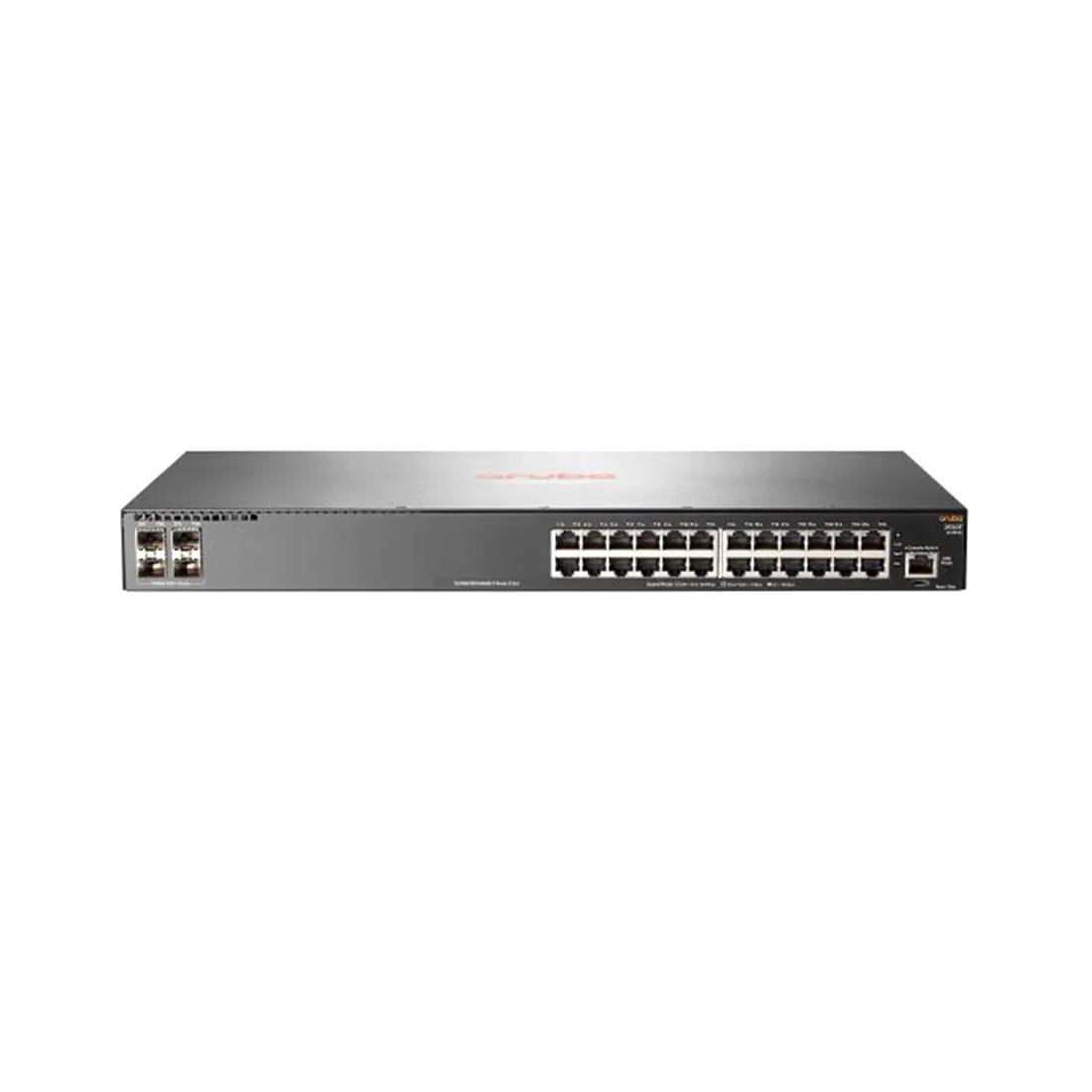 Switch HPE Aruba L2+ CX6100 24P 10/100/1000 (1GB) + 4P SFP+ 10GB Gerenciavel