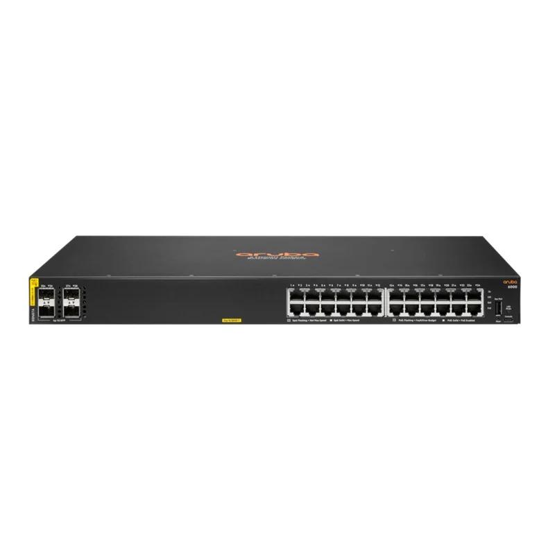 Switch HPE Aruba L2 CX6000 24P 10/100/1000 + 4P SFP - Gerenciavel