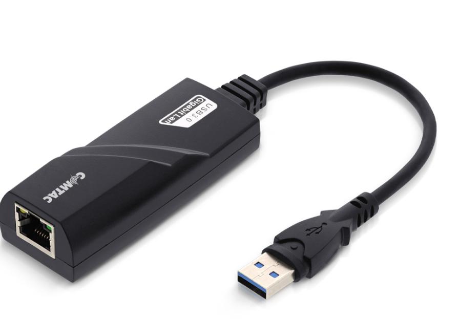 Cabo Conversor USB 3.0 para RJ-45 Gigabit Ethernet- Comtac