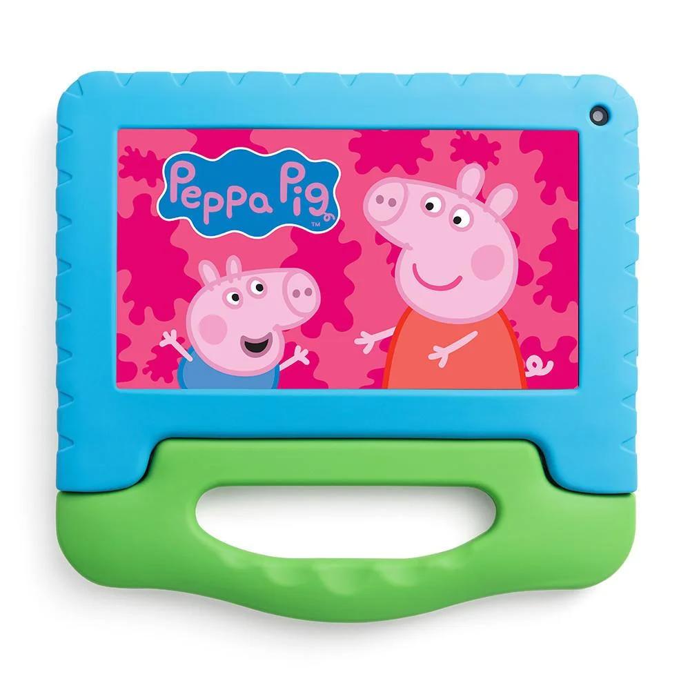 Tablet Multilaser Peppa Pig com Controle Parental 32GB + Tela 7 POL. - Preto - NB375 - Multilaser