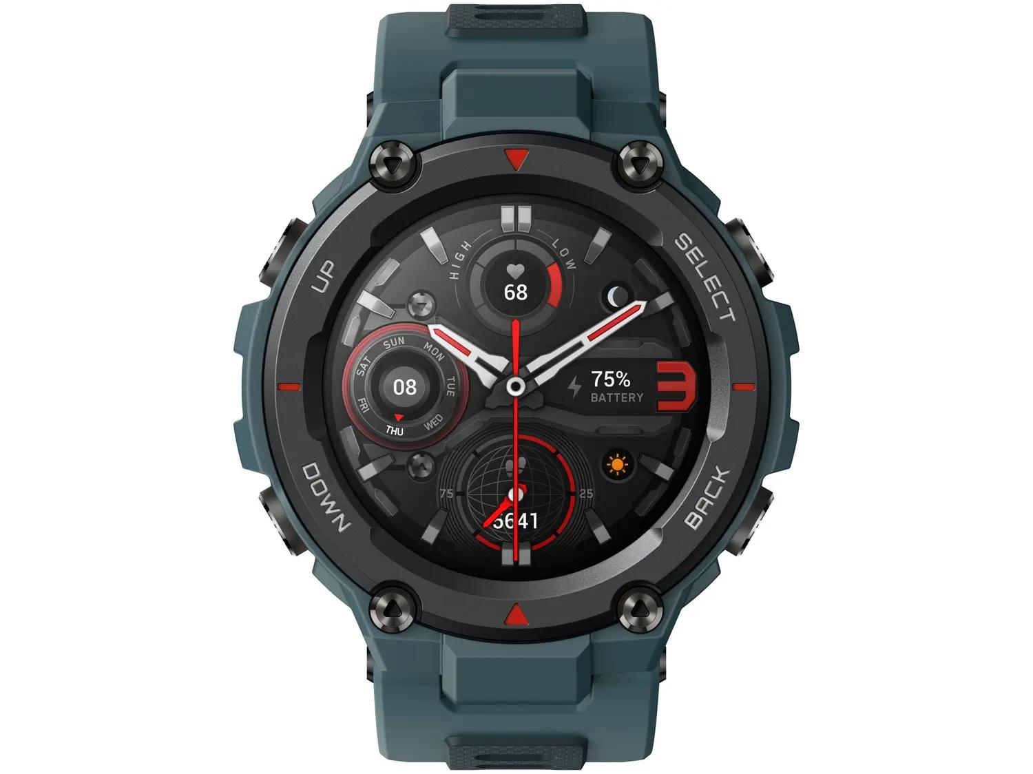 Relógio de Pulso Smartwatch Amazfit T-Rex Pro 1.3" Amoled - Azul Metálico