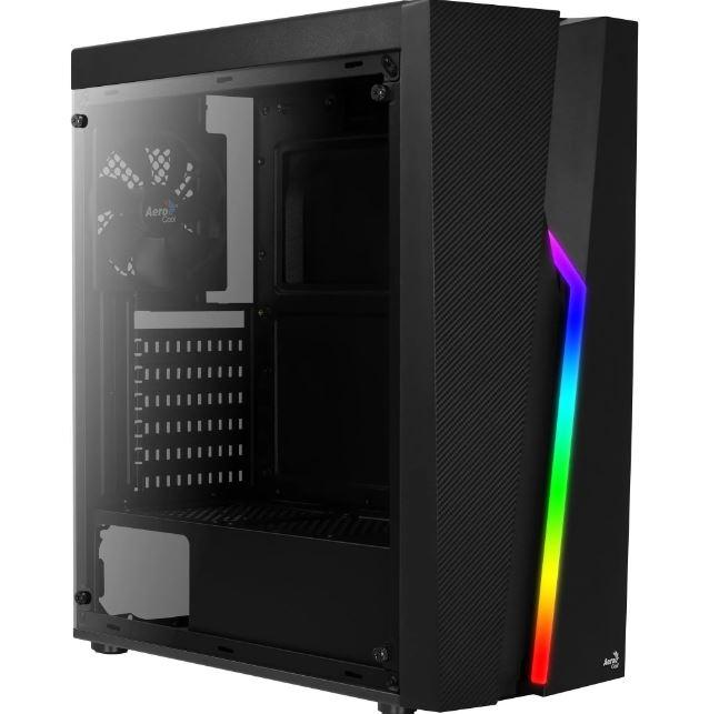 Gabinete ATX Gamer Aerocool Bolt RGB, Mid-Tower, com 1 Fan sem Fonte