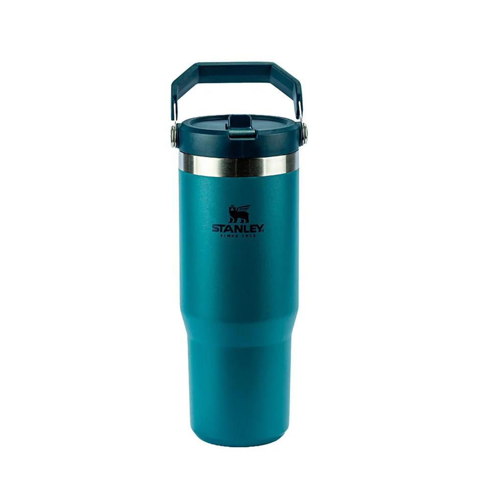 Garrafa Tumbler Térmico Flip Straw 887ml Azul - Stanley