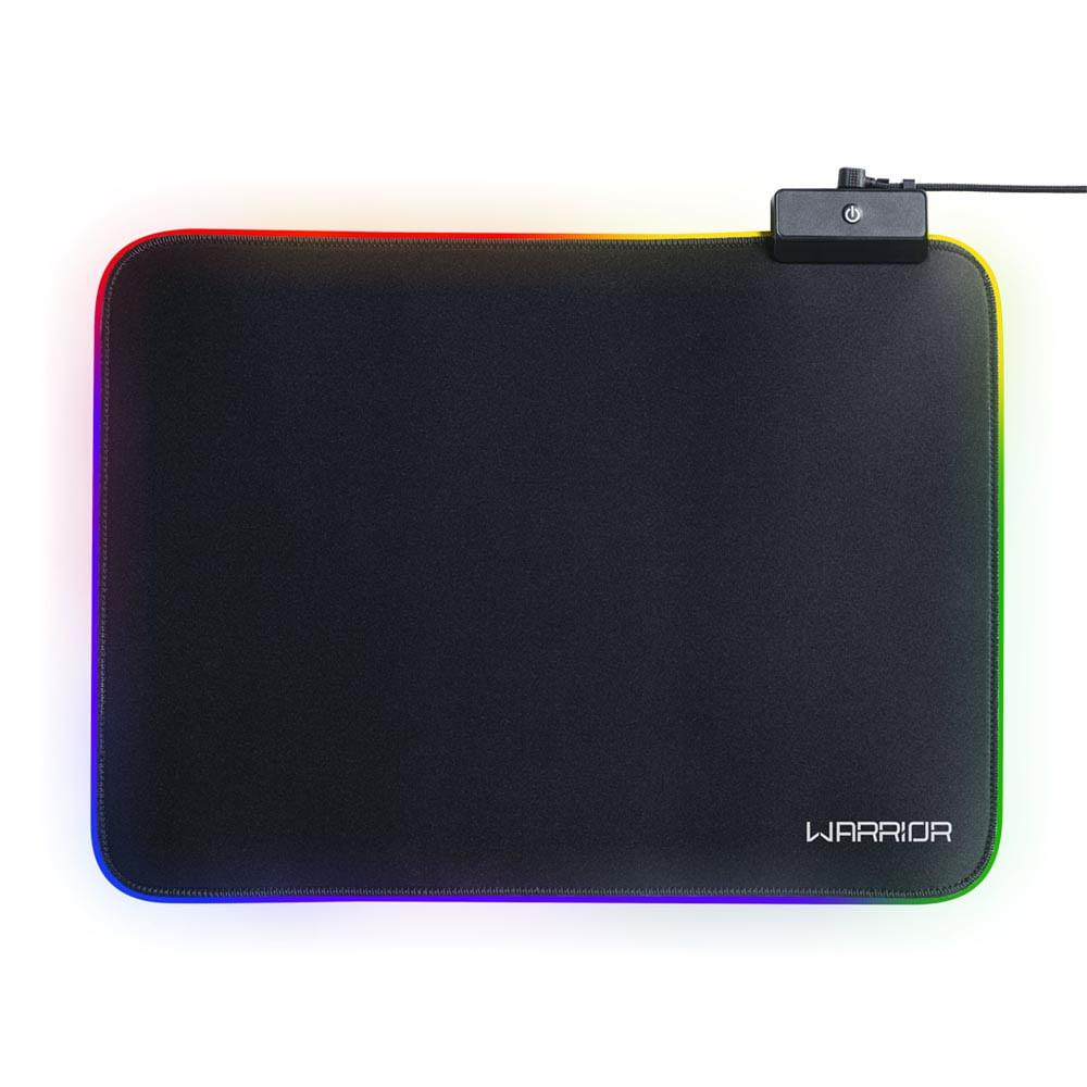 Mousepad Gamer Cronos Flexível RGB - Warrior