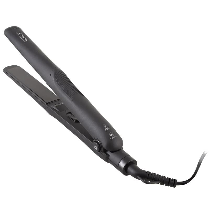 Prancha para Cabelo Ceramic Black Placas Anodizadas PPR08 Bivolt - Philco