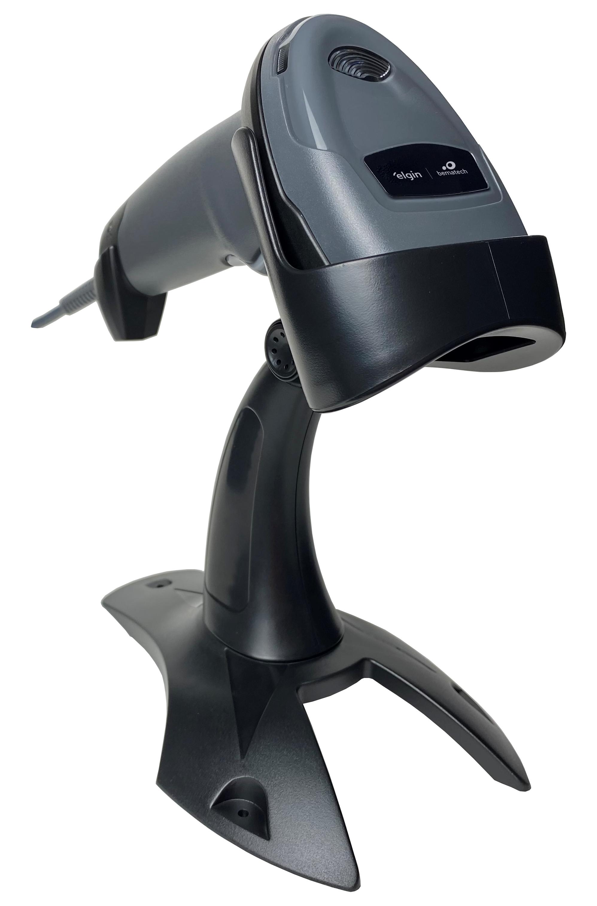 Leitor de Código de Barras com Suporte 1D/2D/QR Code BR520 USB - Elgin