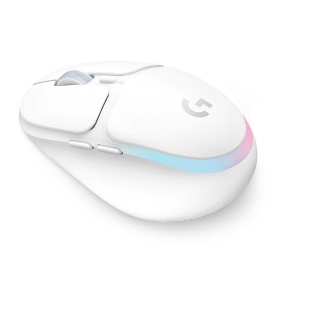 Mouse Gamer sem Fio Logitech G705 Lightspeed RGB,COMPACTO,6BOTÕES,BATERIA Recarregavel,bluetooth-Branc