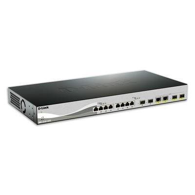Switch Gerenciavel Inteligente 10 Gigabit L2 8P 10/100/1000/10000 + 2P SFP+ - D-Link