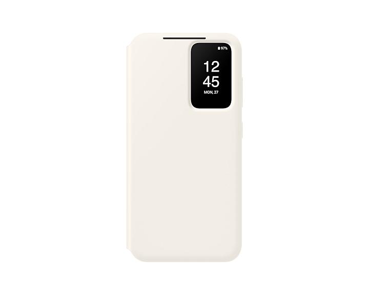Capa Protetora para Galaxy S23 Clear View - Creme