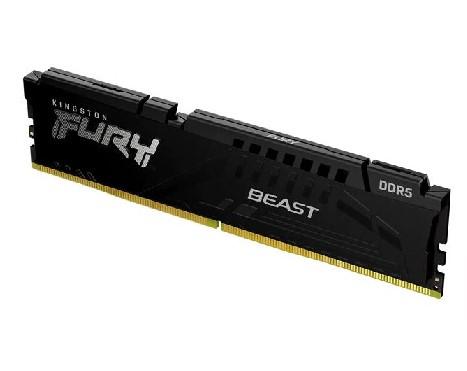 Memória 8GB DDR5 5200MHz CL40 Fury Beast para Desktop - Kingston