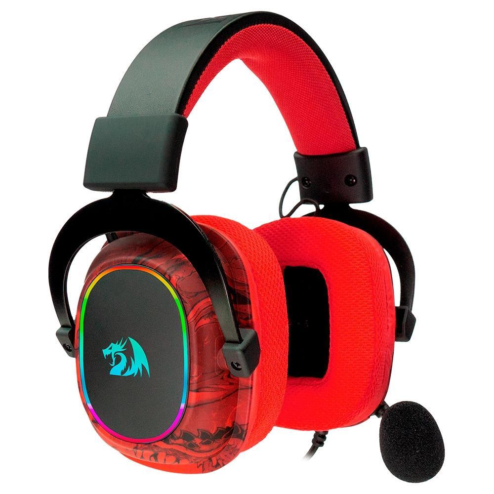 Headset Gamer Redragon Infernal Ryuji, 7.1 Surround, RGB, USB, Drivers de 53mm, ID-510RGB