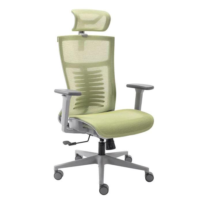 Cadeira de Escritório Elements Vertta Pro Cinza/Verde