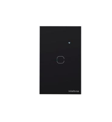 Interruptor Smart Wi-Fi 1 Tecla Ews 1001 Touch com Alexa Bivolt Preto - Intelbras