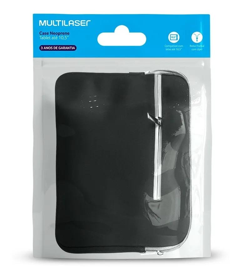 Pasta para Tablet 10,5" Neoprene Preto - Multilaser