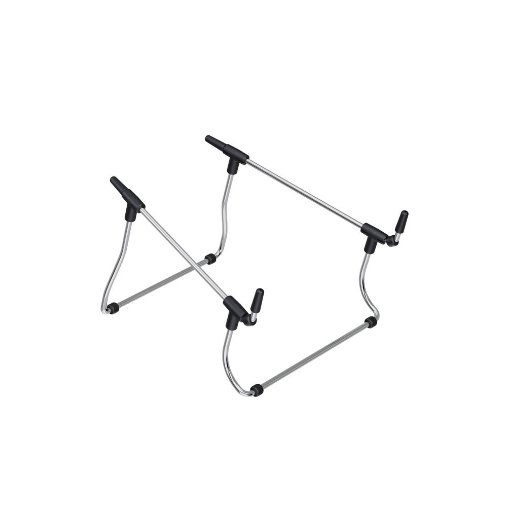 Suporte para Notebook Steel, com Regulagem de Altura, Certificado NR17, Cromo- Reliza