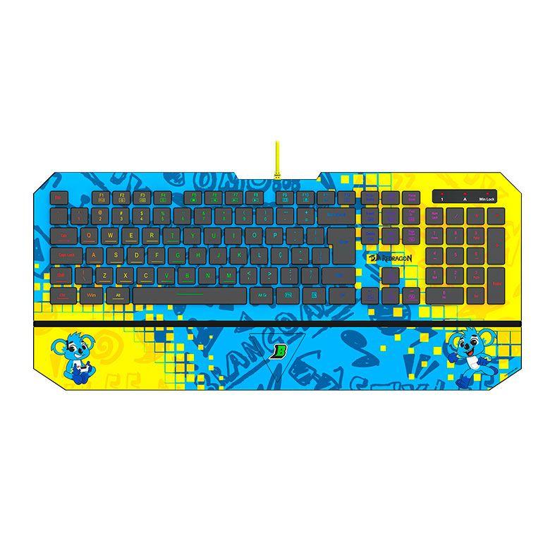Teclado Gamer Redragon Brancoala RGB