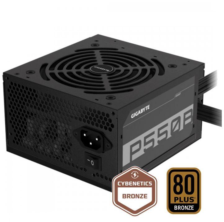 Fonte ATX 550W 80 Plus Bronze Gigabyte P550B PFC Ativo com Cabo de Força