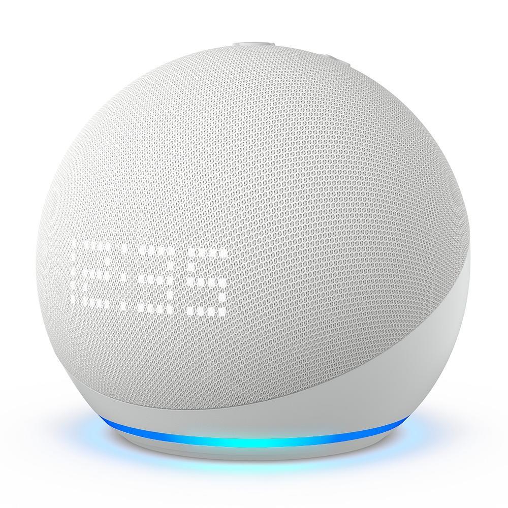 Echo Dot com Relógio e Alexa (5ª Geração) - Branco