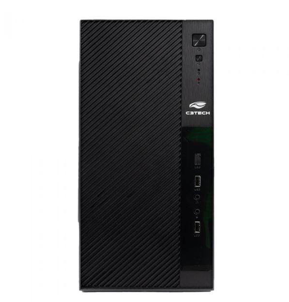 Gabinete Office Micro-ATX MT-31BK, Mini-ATX, com Fonte sem Fonte 200W C3Tech