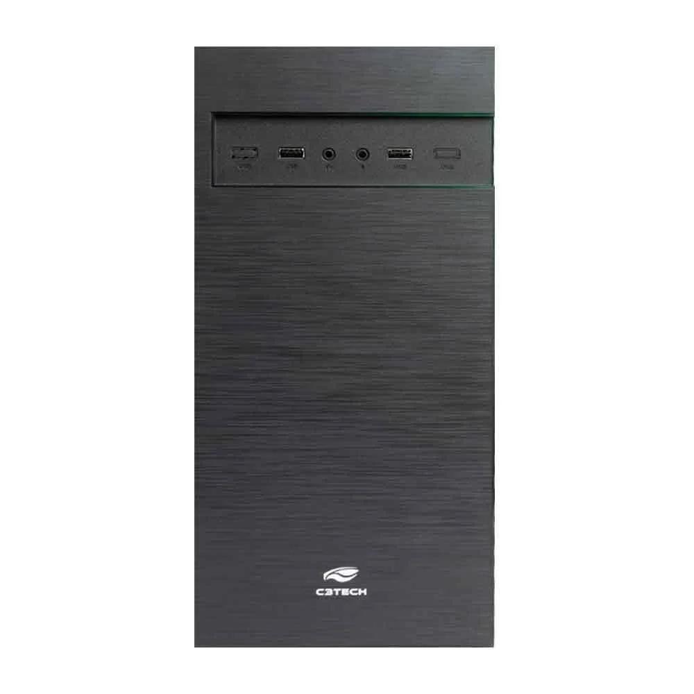 Gabinete Office Mini-Tower Micro-ATX MT-32BK com Fonte 200W - C3Tech