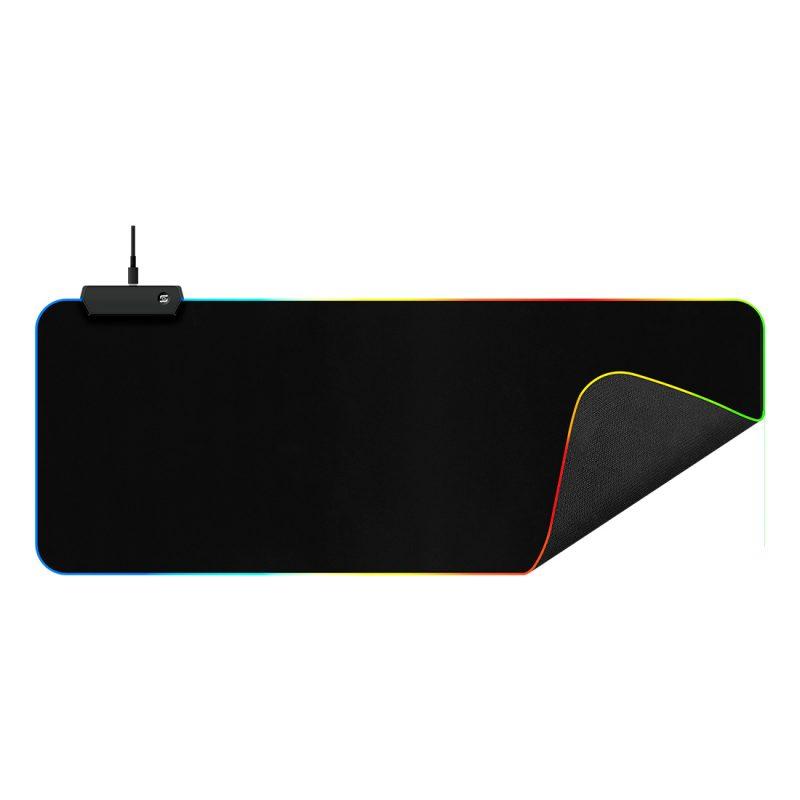 Mousepad Gamer Shadow Light, 80 x 30cm, LED RGB com 11 Efeitos, Extra Grande, Preto, G3DP01BK Geonav