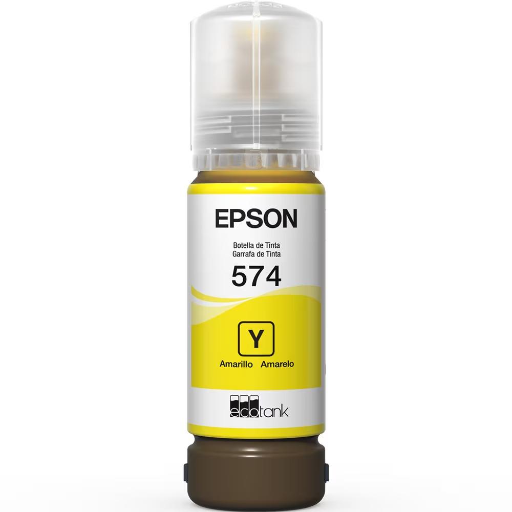 Refil de Tinta Epson T574420 Amarelo 70ml