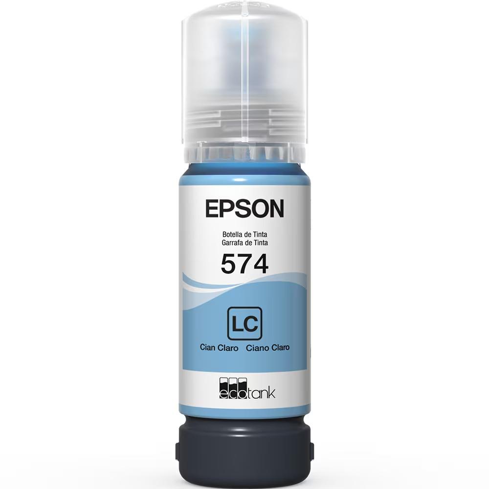 Refil de Tinta Epson, T574520, Ciano Claro, 70ml