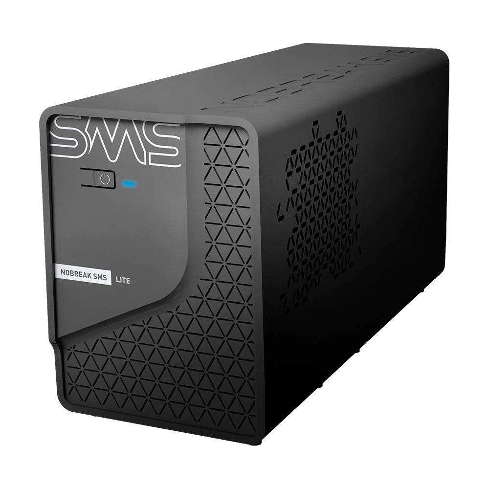Nobreak 600VA SMS Lite Entrada Bivolt Saída 115V 4 Tomadas
