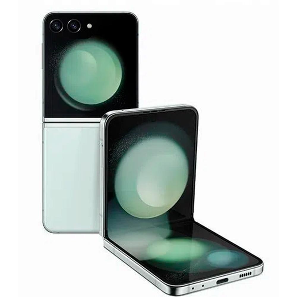 Smartphone Samsung Galaxy Z FLIP5 5G, 512GB, 8GB de RAM, Tela 6.7" (Interno) e 3.4" (Externo) -Verde