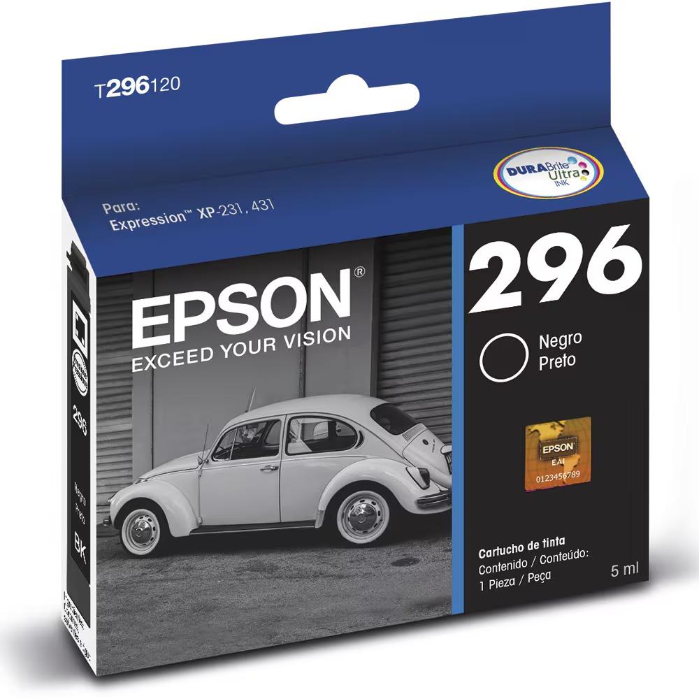 Cartucho Epson Preto T296120 (296)