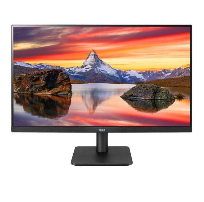 Monitor LG 23.8 Full HD, IPS, HDMI, VESA, FreeSync, Preto - 24MP400-B