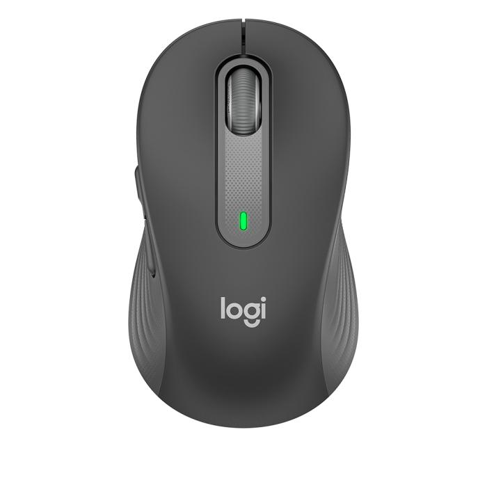 Mouse sem Fio Logitech Signature M650 L, Tam Padrão,silencioso, USB e Bluetooth - Grafite