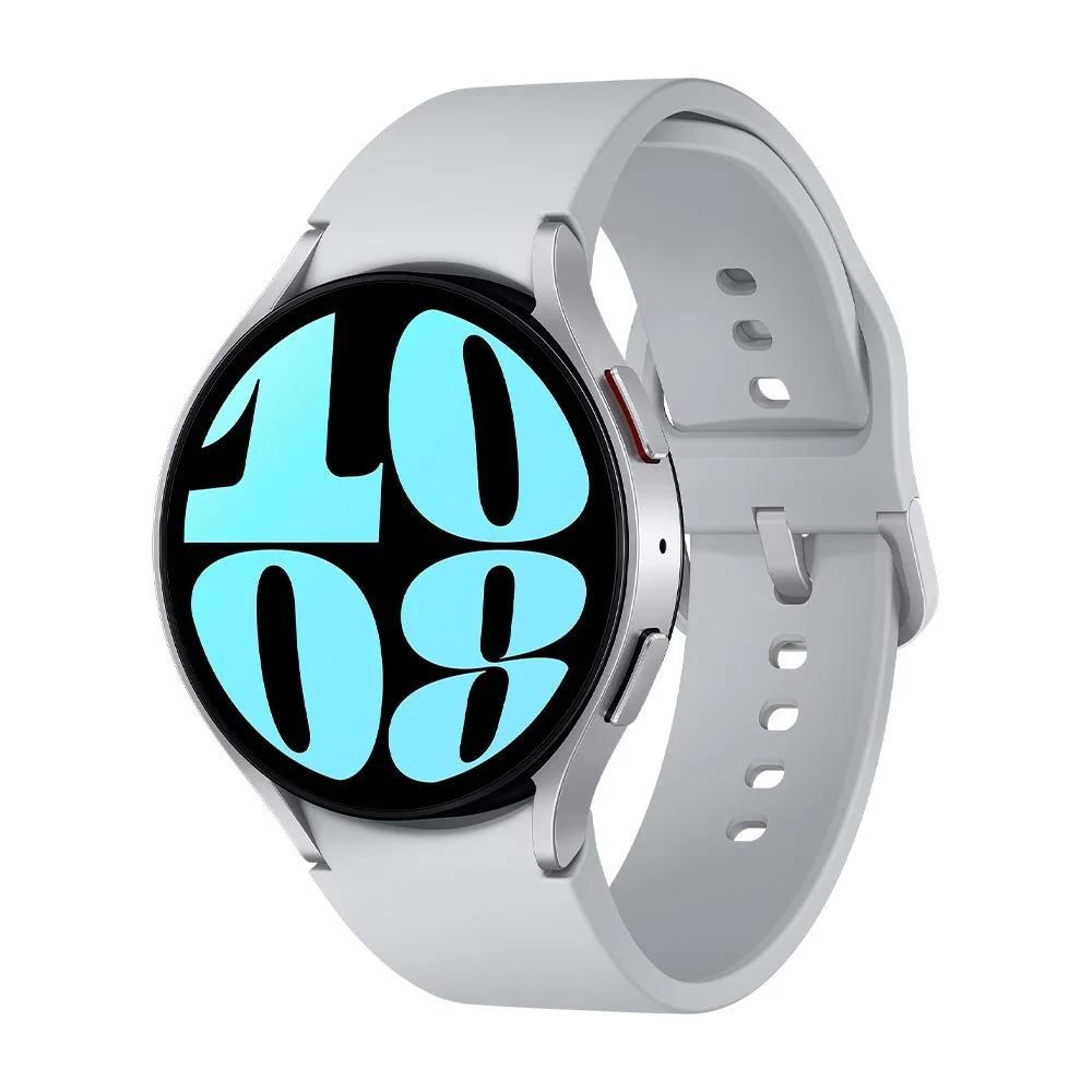 Relógio de Pulso Smartwatch Samsung Galaxy WATCH6 LTE 44mm Tela Super Amoled de 1.47" Prata
