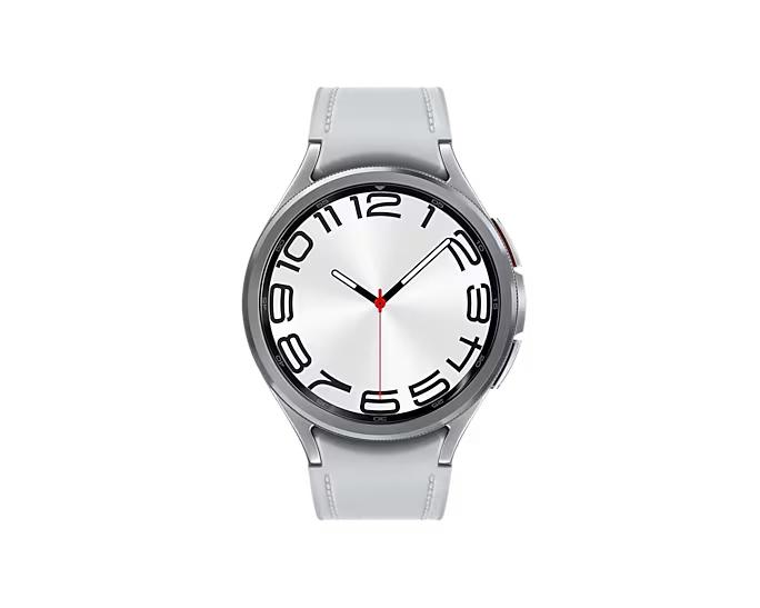 Relógio de Pulso Smartwatch Samsung Galaxy WATCH6 Classic LTE 47mm Tela Super Amoled de 1.47" Prata